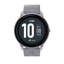 SYSKA SW200 Customizable Watch Faces, Health Tracker, Battery Runtime- Upto 10 Days (Cloud Grey)